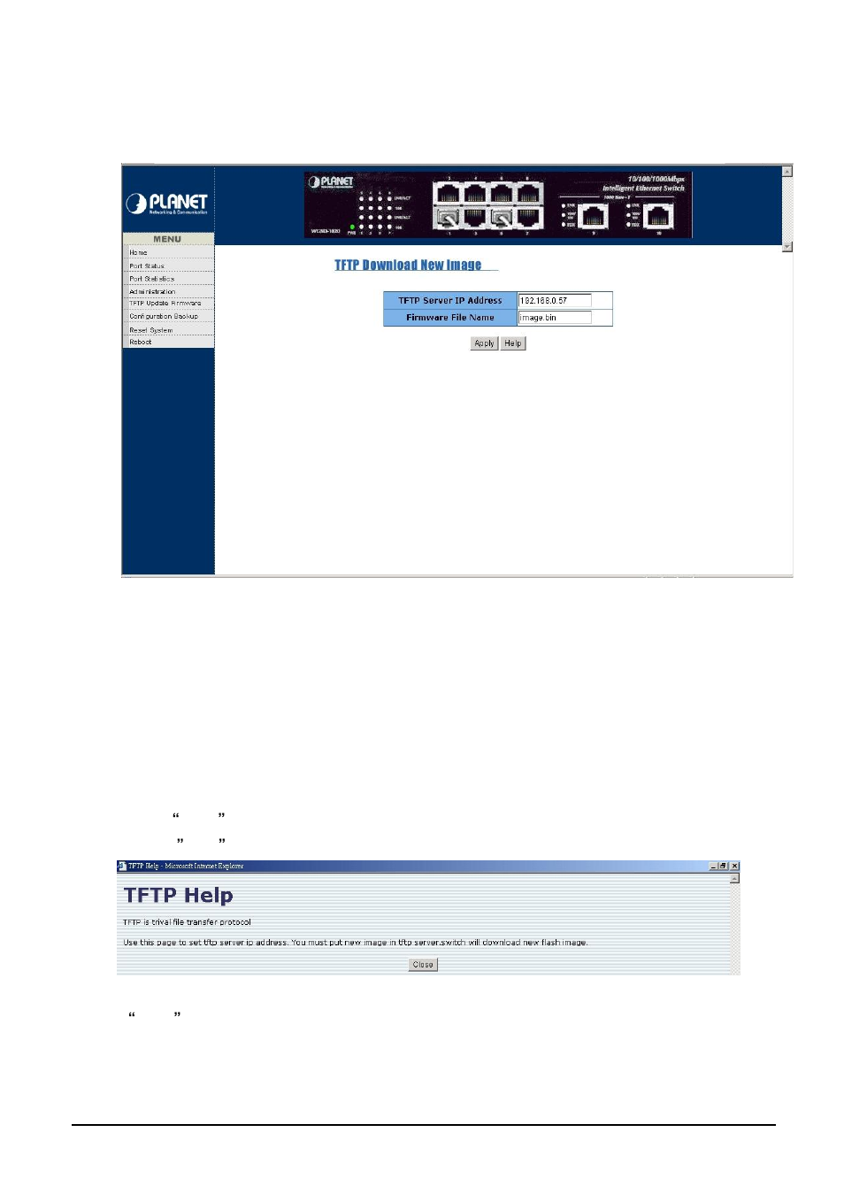 5 tftp update firmware | Planet Technology WGSD-1020 User Manual | Page 82 / 93