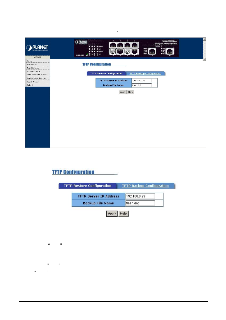 6 configuration backup | Planet Technology WGSD-1020 User Manual | Page 83 / 93