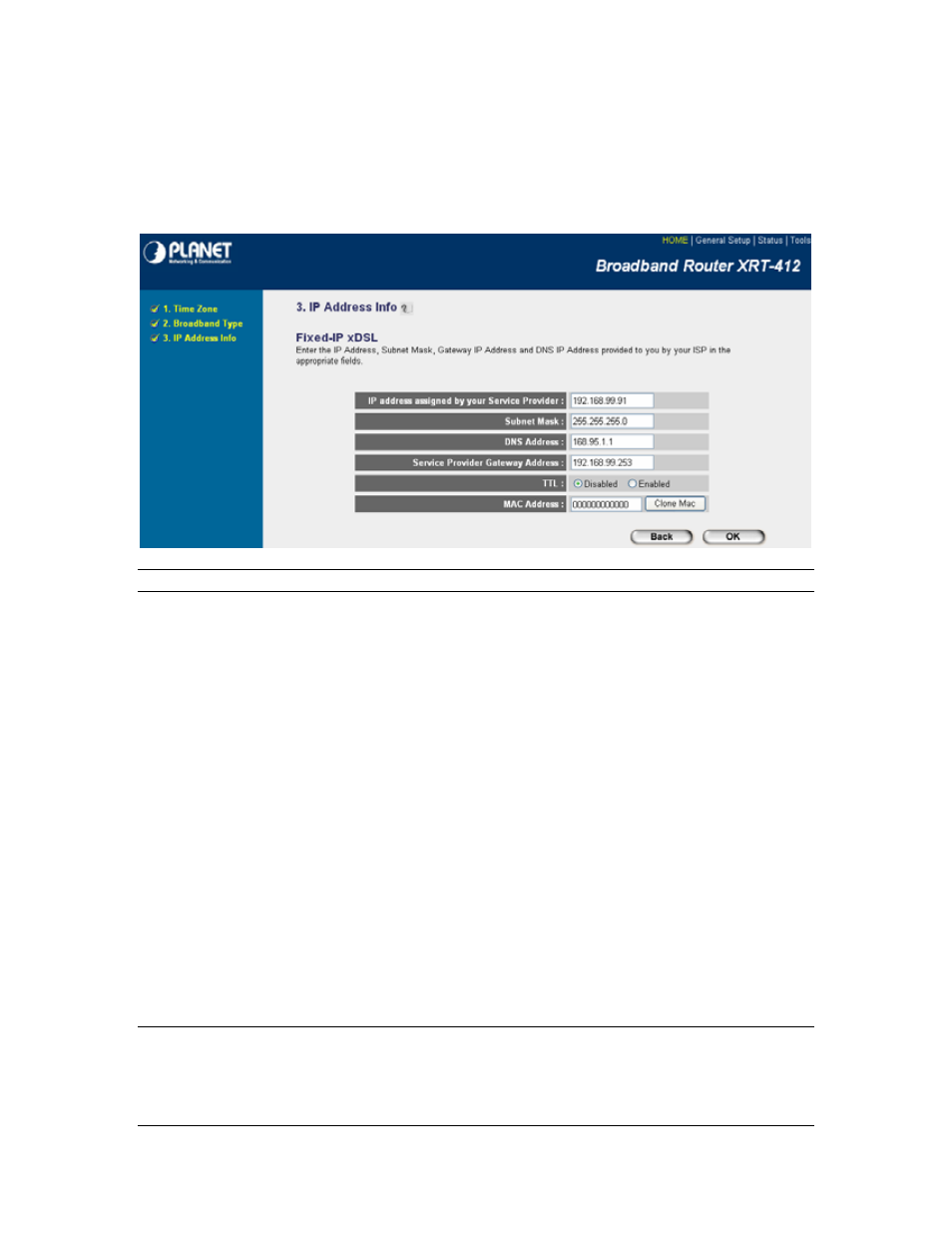 2 fixed-ip xdsl | Planet Technology XRT-412 User Manual | Page 20 / 70