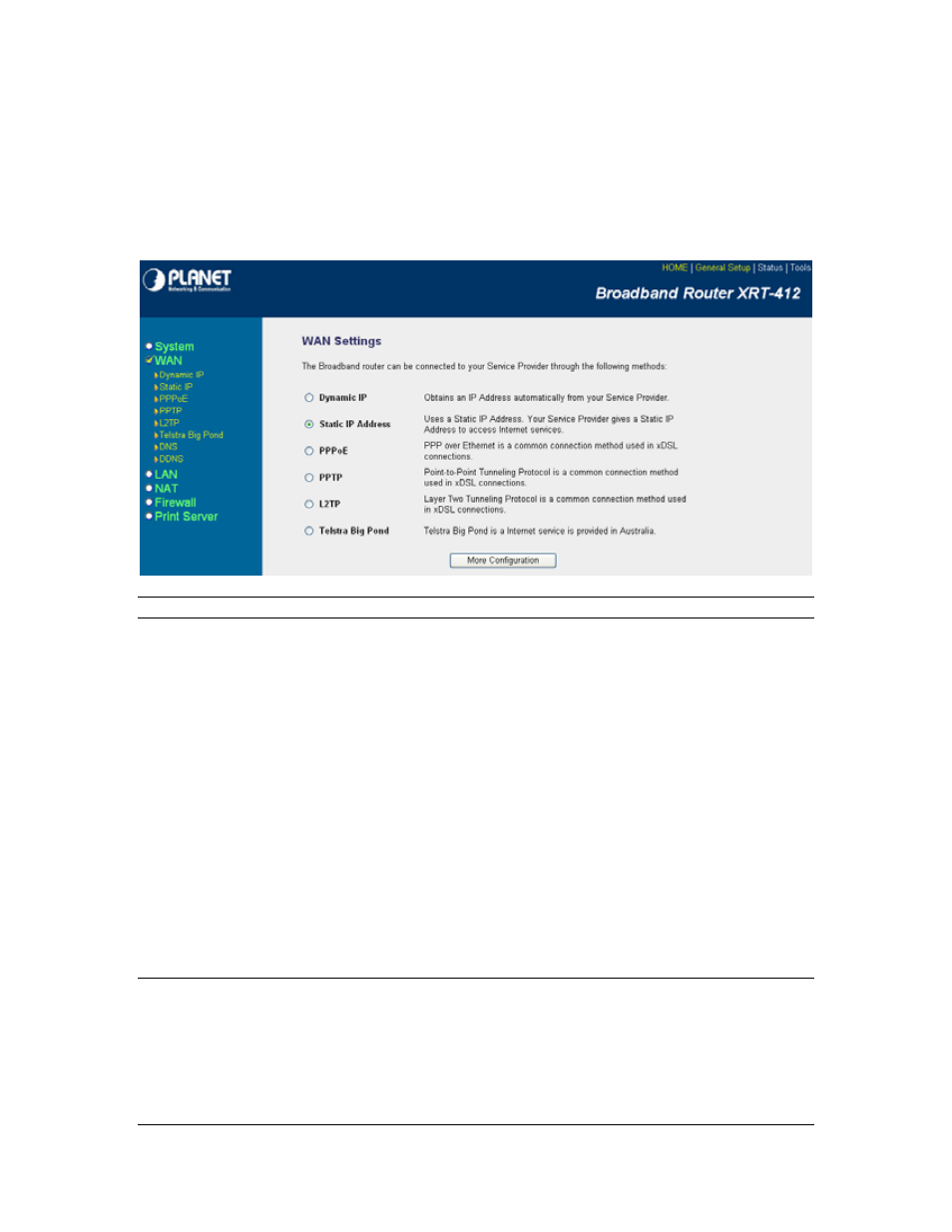 2 wan | Planet Technology XRT-412 User Manual | Page 33 / 70