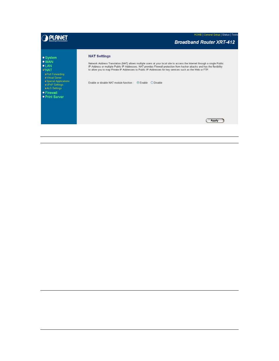 Planet Technology XRT-412 User Manual | Page 38 / 70