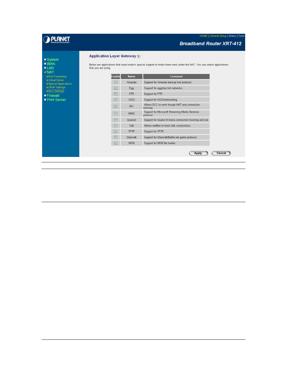 5 firewall | Planet Technology XRT-412 User Manual | Page 45 / 70