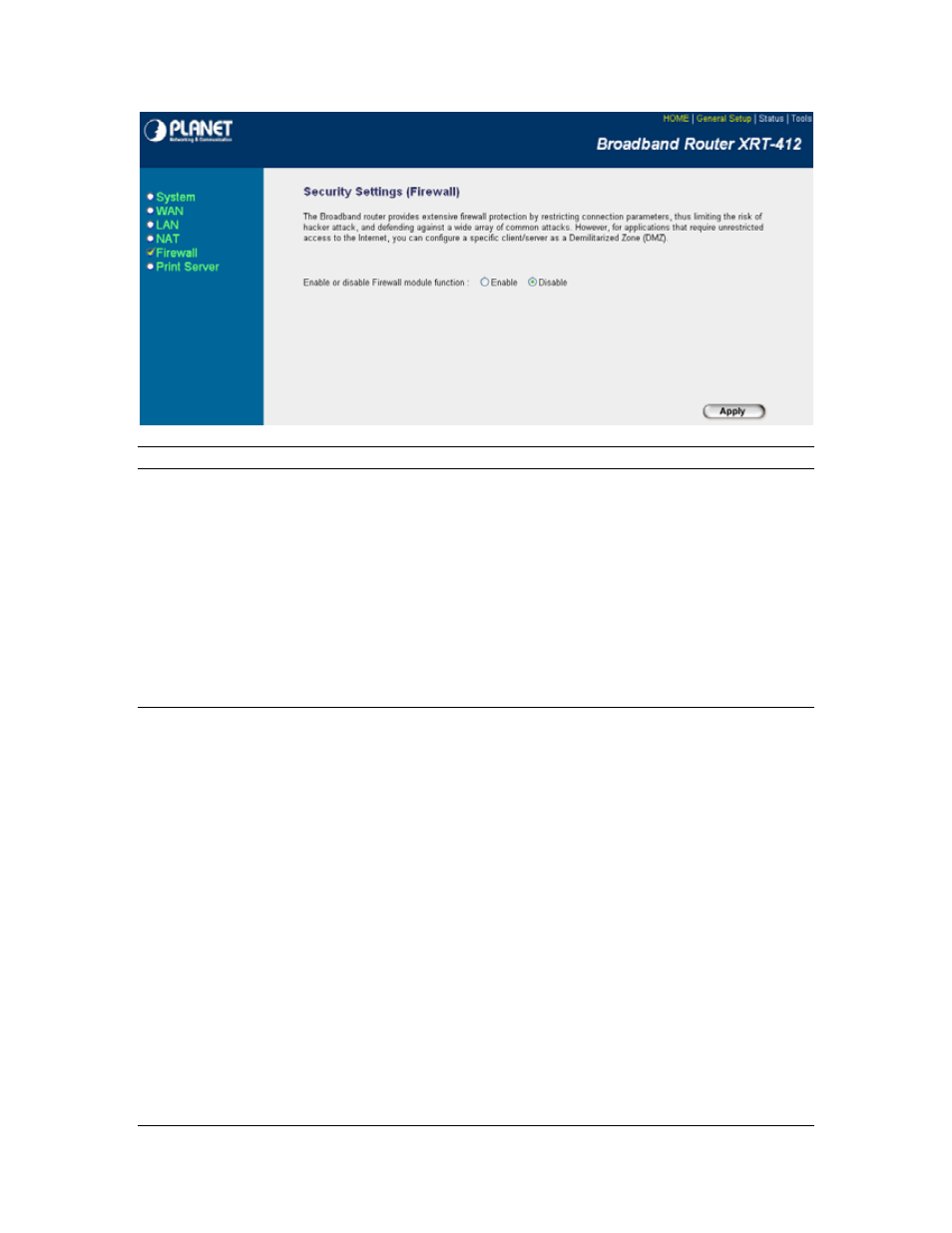 1 access control | Planet Technology XRT-412 User Manual | Page 46 / 70