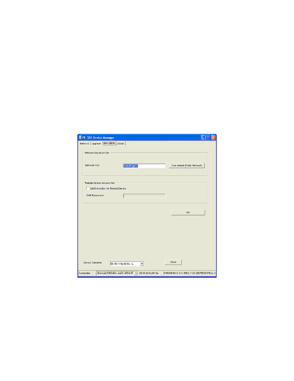 Setting up security on a local powerline device | Planet Technology PL-501v2-US User Manual | Page 14 / 17