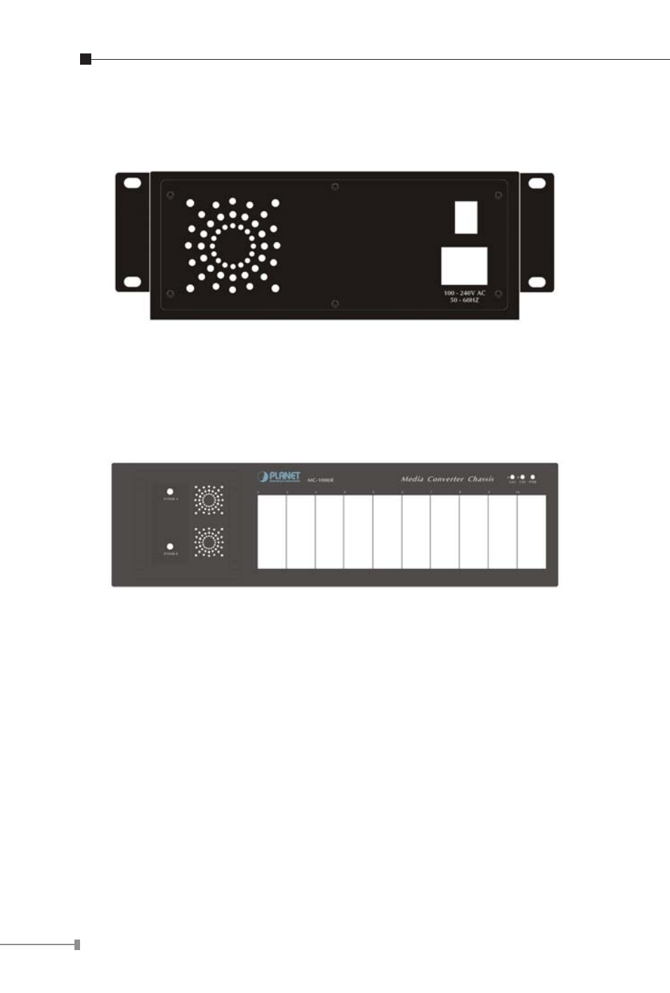 Planet Technology Media Converter Chassis MC-1000R User Manual | Page 9 / 18