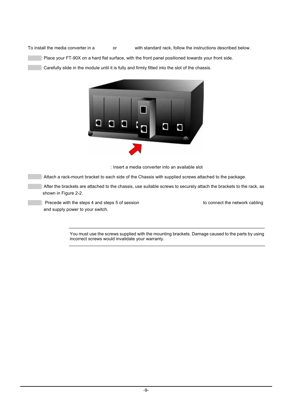 2 chassis installation and rack mounting | Planet Technology SVC2540 User Manual | Page 12 / 40