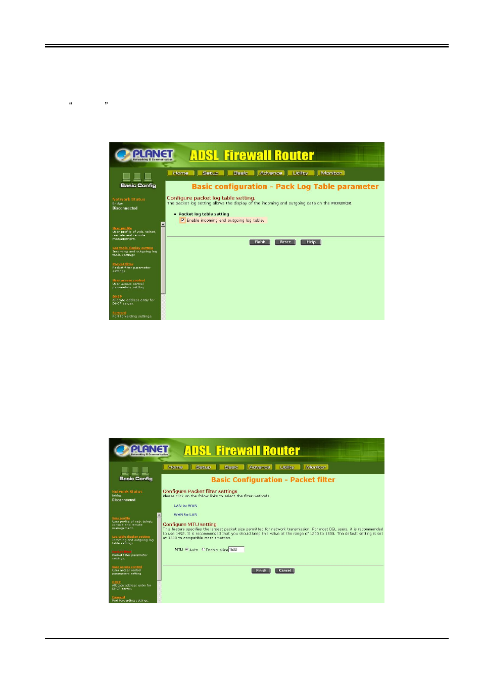 Planet Technology ADSL Firewall Router ADE-4120 User Manual | Page 26 / 47