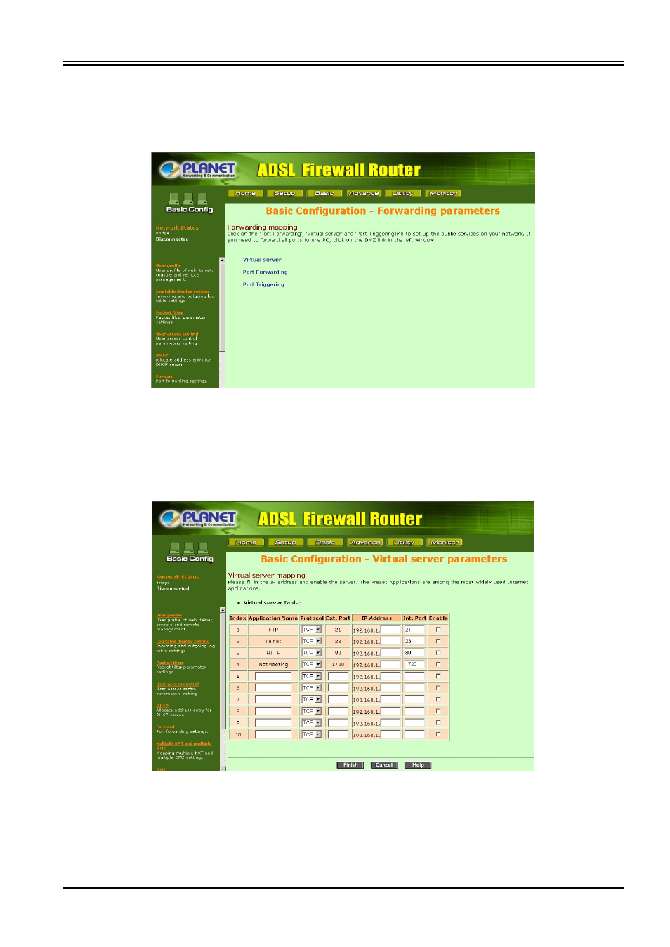 Planet Technology ADSL Firewall Router ADE-4120 User Manual | Page 28 / 47