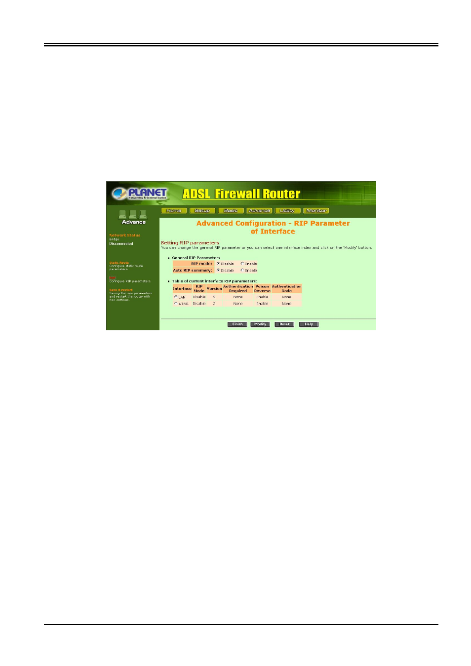 Planet Technology ADSL Firewall Router ADE-4120 User Manual | Page 33 / 47
