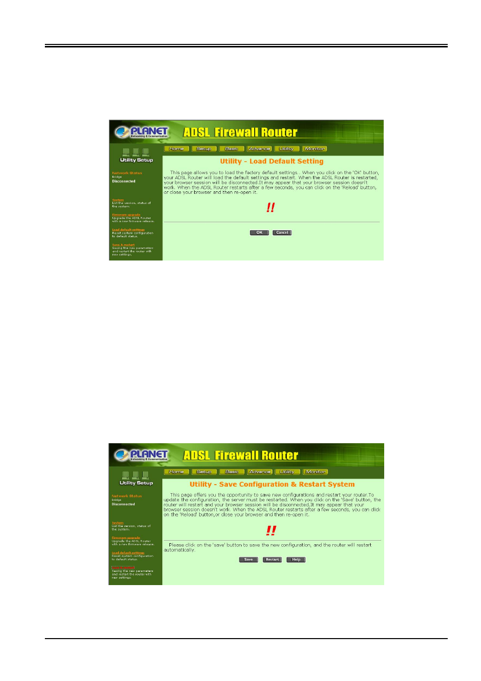 Planet Technology ADSL Firewall Router ADE-4120 User Manual | Page 36 / 47