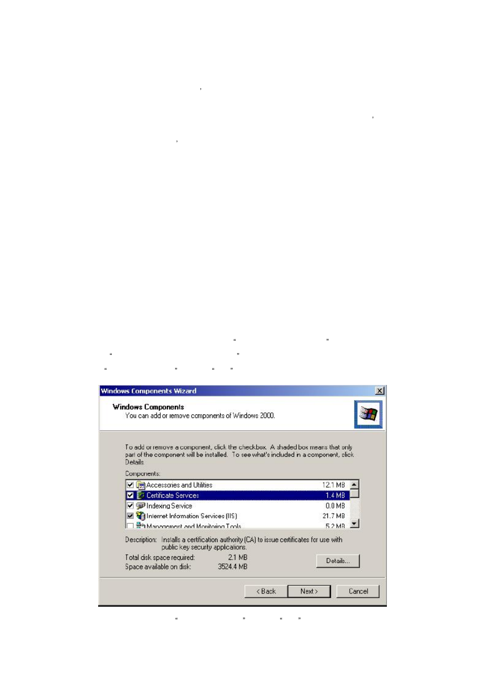 2 radius server setup, 1 required services, 2 setup procedure | Planet Technology WAP-1966 User Manual | Page 27 / 57