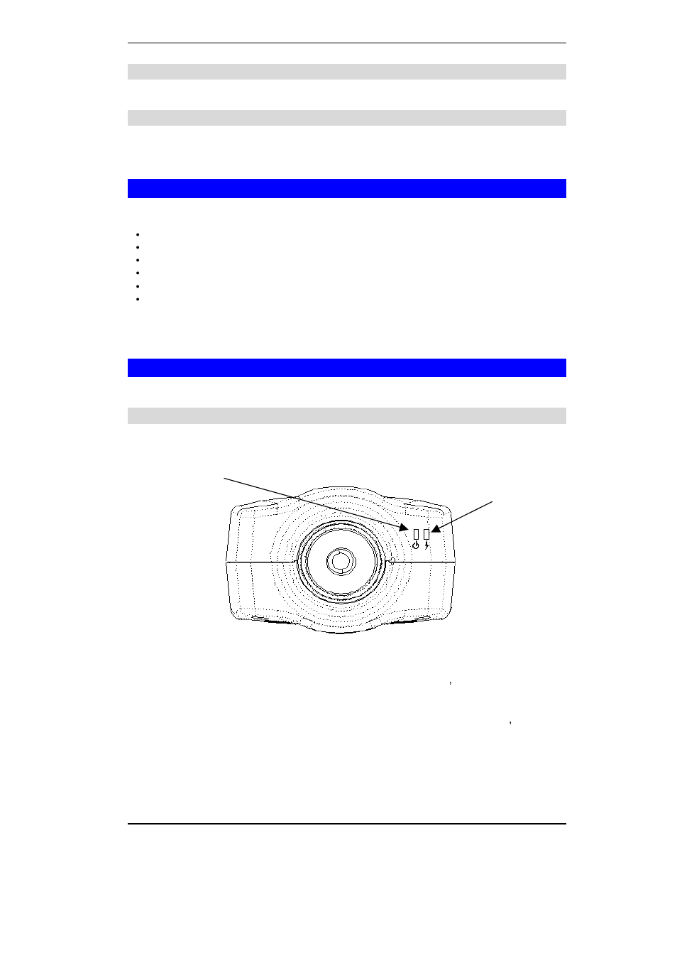 Package contents, Physical details, Motion detection | Wired and wireless network support.(ica-100w only), Front panel | Planet Technology ICA-100 User Manual | Page 5 / 80