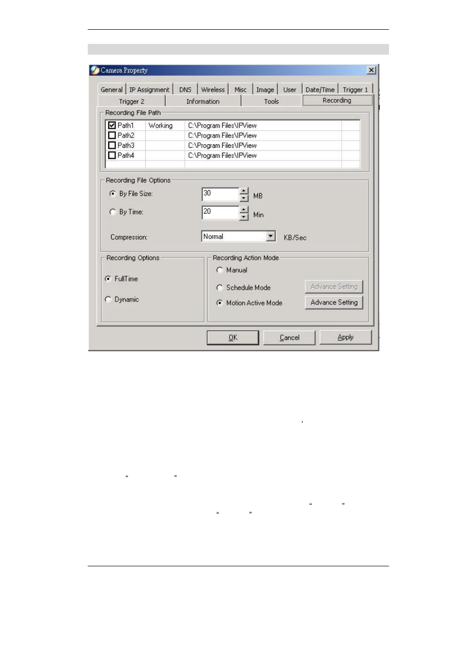 Recording | Planet Technology ICA-100 User Manual | Page 56 / 80