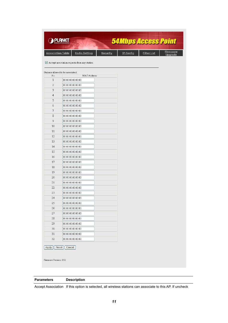 Planet Technology WAP-4030 User Manual | Page 15 / 17