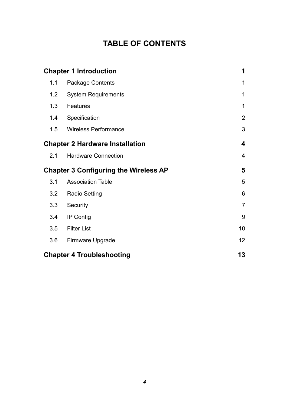 Planet Technology WAP-4030 User Manual | Page 4 / 17
