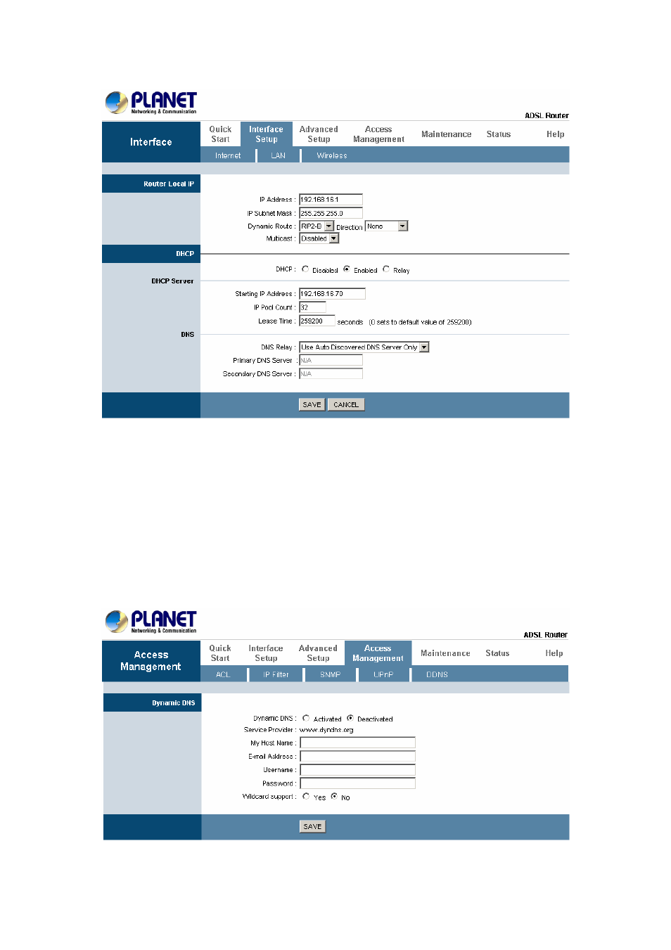 4 ddns, 2 wireless security | Planet Technology ADW-4401 A/B User Manual | Page 26 / 42