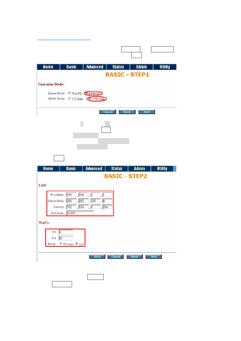 Web ui configuration | Planet Technology G.SHDSL Bridge/Router GRT-402 User Manual | Page 16 / 76