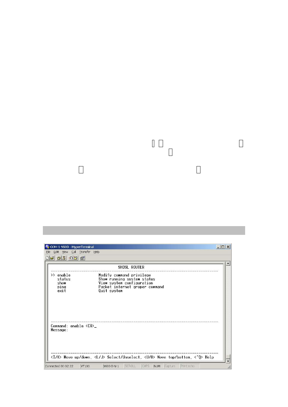 4 command line interface | Planet Technology G.SHDSL Bridge/Router GRT-402 User Manual | Page 39 / 76