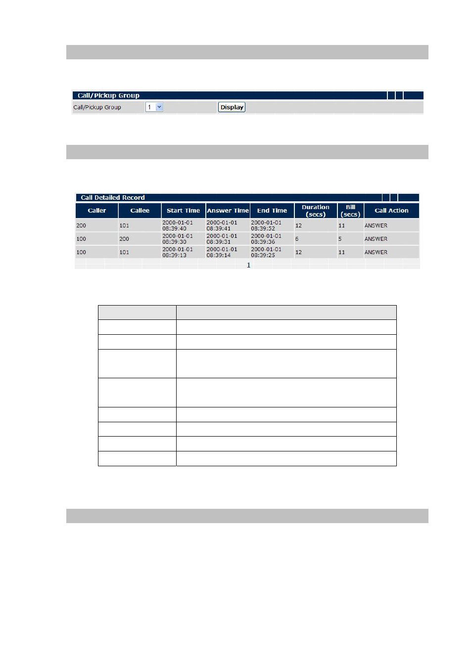 Call / pickup group, Call detailed record, Auto attendant | Planet Technology SOHO Internet Telephony PBX System IPX-600 User Manual | Page 37 / 67