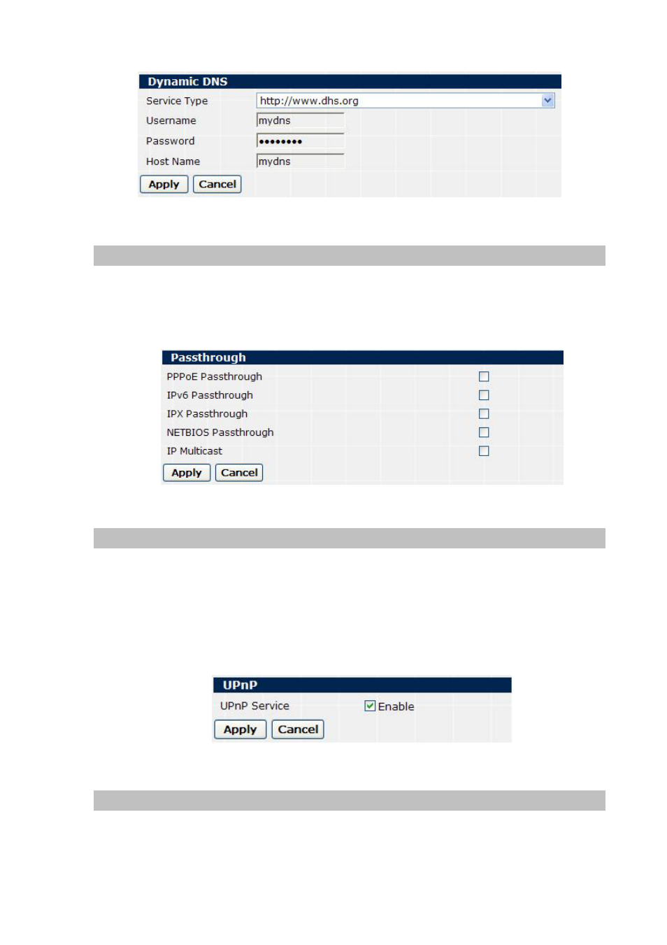 Pass-through, Upnp, Ping toolkit | Planet Technology SOHO Internet Telephony PBX System IPX-600 User Manual | Page 45 / 67