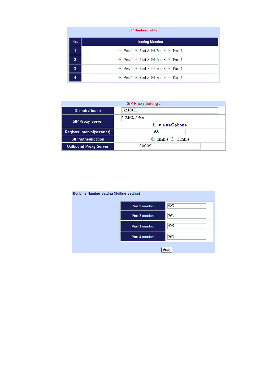 Planet Technology SOHO Internet Telephony PBX System IPX-600 User Manual | Page 65 / 67