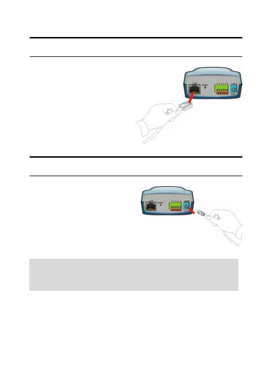Connecting the ethernet cable, Attaching the power supply, Onnecting the | Thernet cable, Ttaching the, Ower, Upply | Planet Technology Internet Camera ICA-110W User Manual | Page 19 / 108