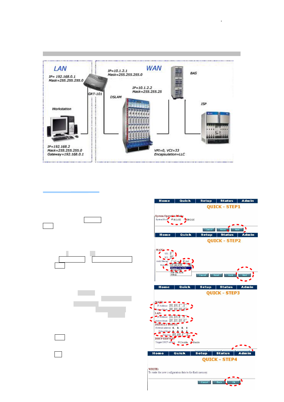 3 routing mode for ipoa or eoa | Planet Technology GRT-101 User Manual | Page 19 / 73