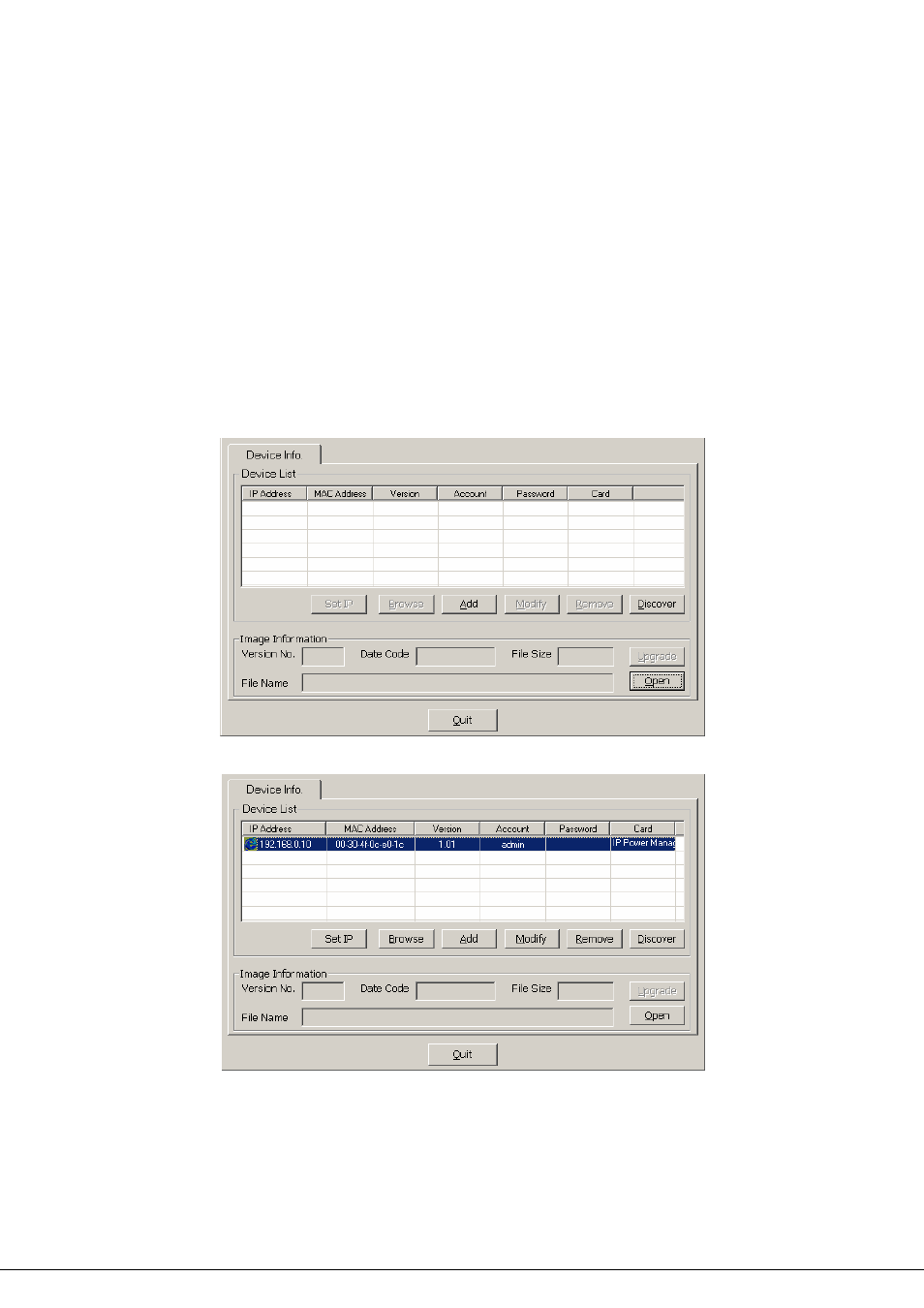 Chapter 4 quick setup | Planet Technology 8-Port IP Power Manager IPM-8002 User Manual | Page 16 / 57