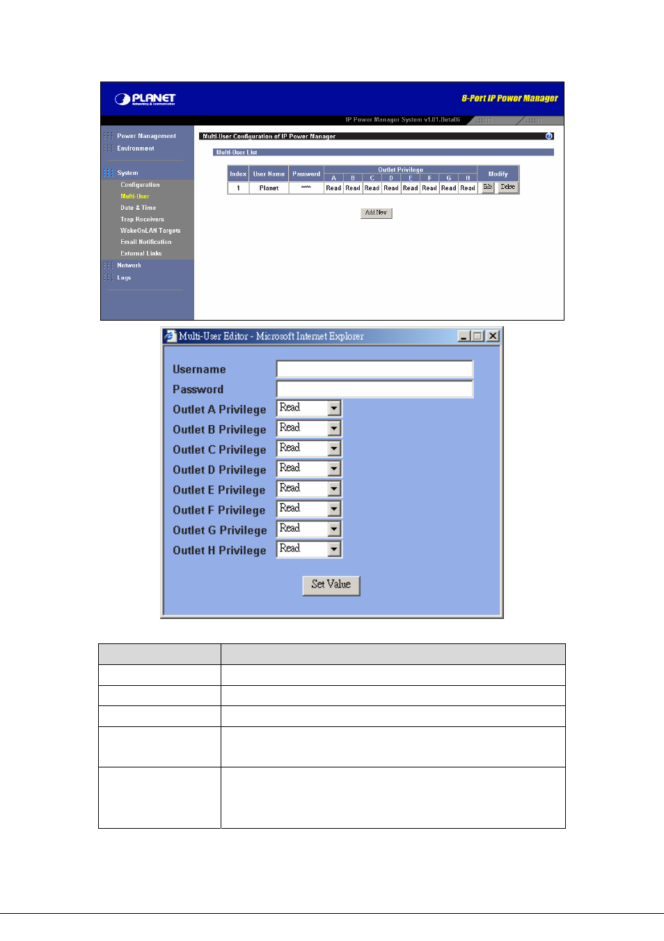 Planet Technology 8-Port IP Power Manager IPM-8002 User Manual | Page 39 / 57