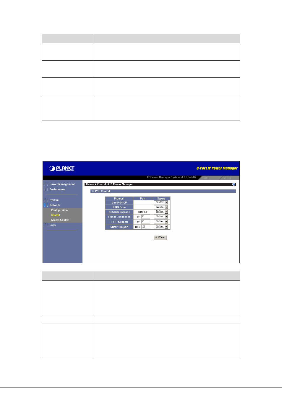 2 control, Control | Planet Technology 8-Port IP Power Manager IPM-8002 User Manual | Page 46 / 57