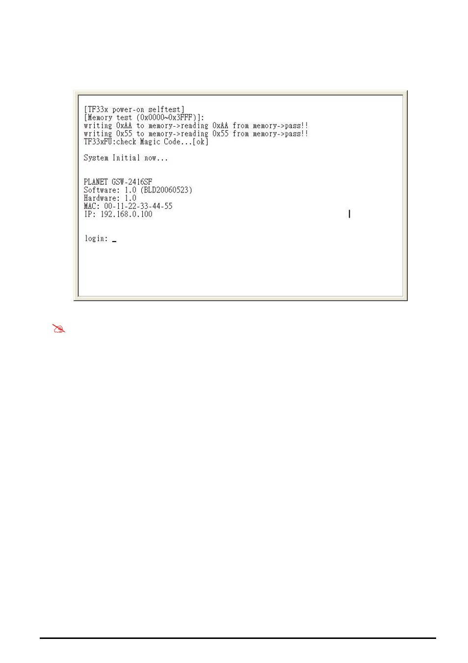 4 logging on to the gsw-2416sf, Ogging on to the, Gsw-2416sf | Planet Technology GSW-2416SF User Manual | Page 11 / 54