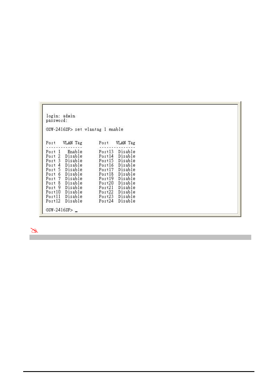4 set vlantag, 5 set vlanaware | Planet Technology GSW-2416SF User Manual | Page 25 / 54