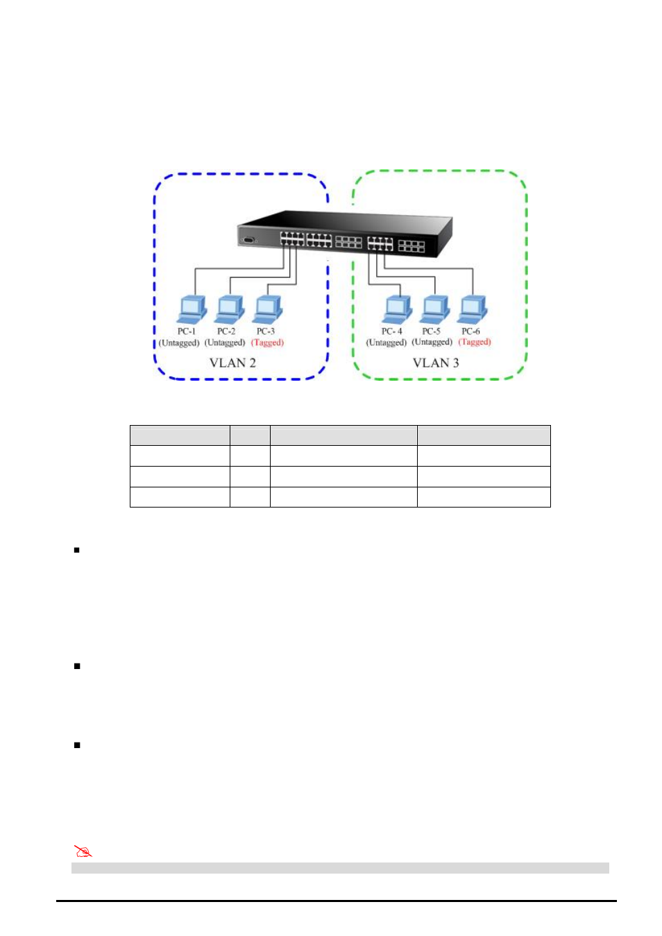 2 vlan setting example, 1 two separate vlan | Planet Technology GSW-2416SF User Manual | Page 39 / 54