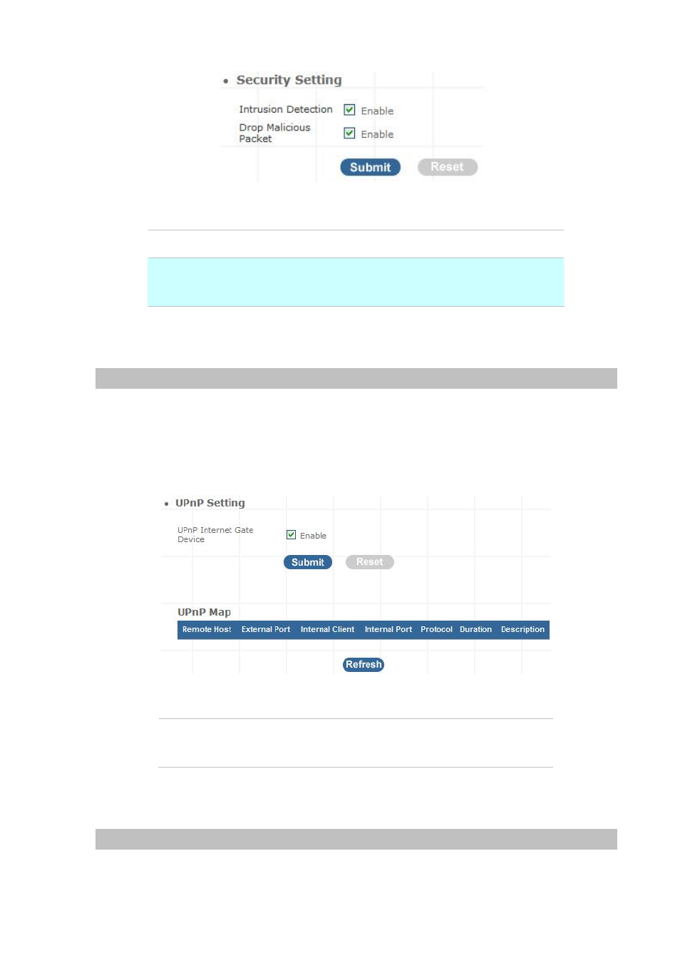 Upnp, Call out block list | Planet Technology Internet Telephony PBX System IPX-300 Series User Manual | Page 49 / 68