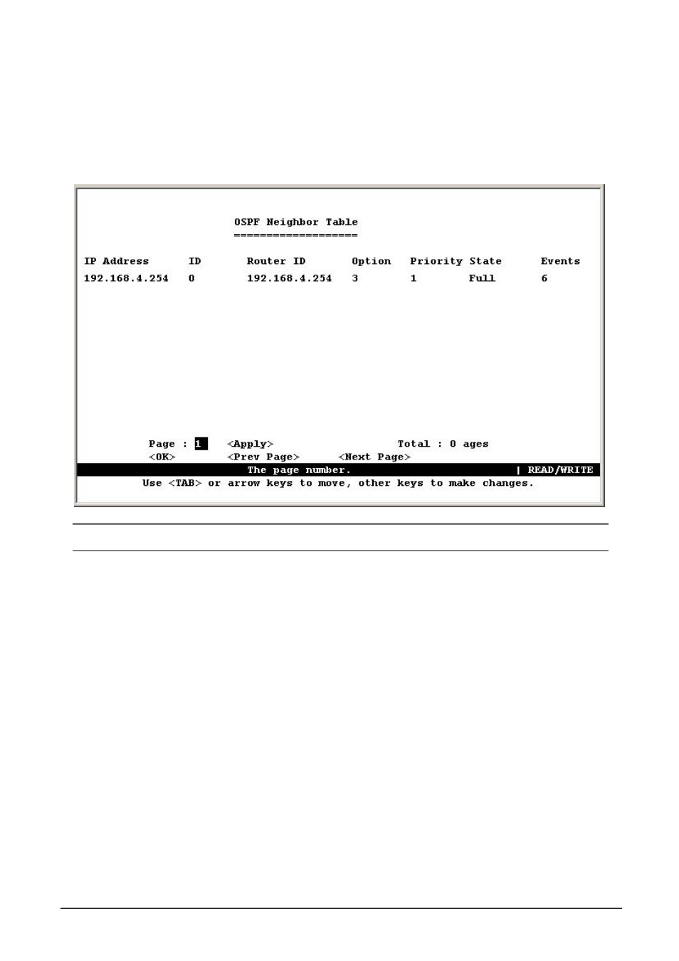 3 displaying the neighbor table | Planet Technology WGS3-2620 User Manual | Page 134 / 267