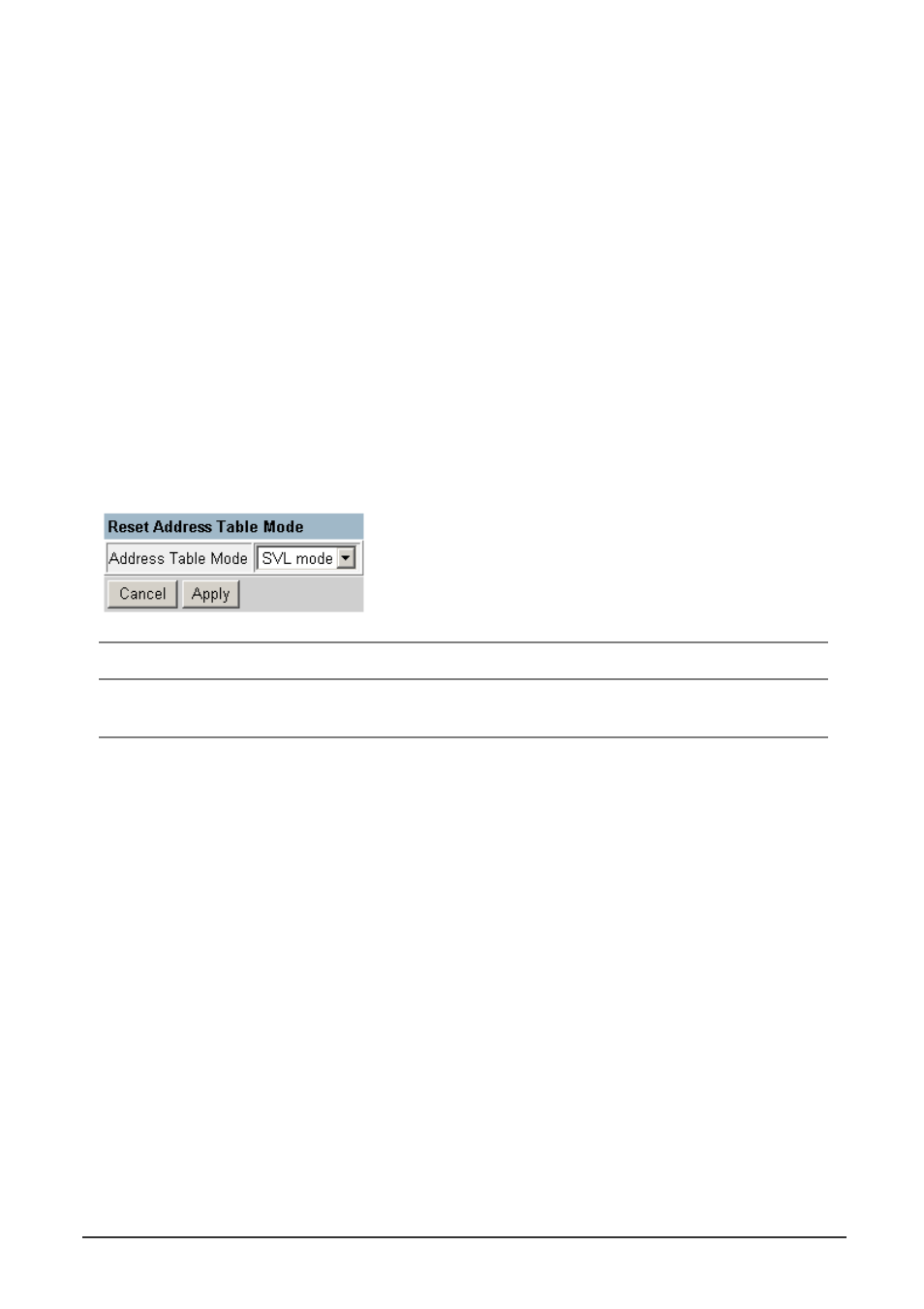 3 reset address table mode | Planet Technology WGS3-2620 User Manual | Page 181 / 267