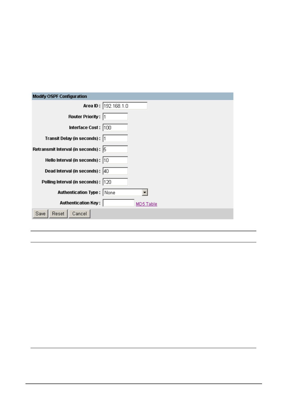 4 configuring ospf | Planet Technology WGS3-2620 User Manual | Page 188 / 267