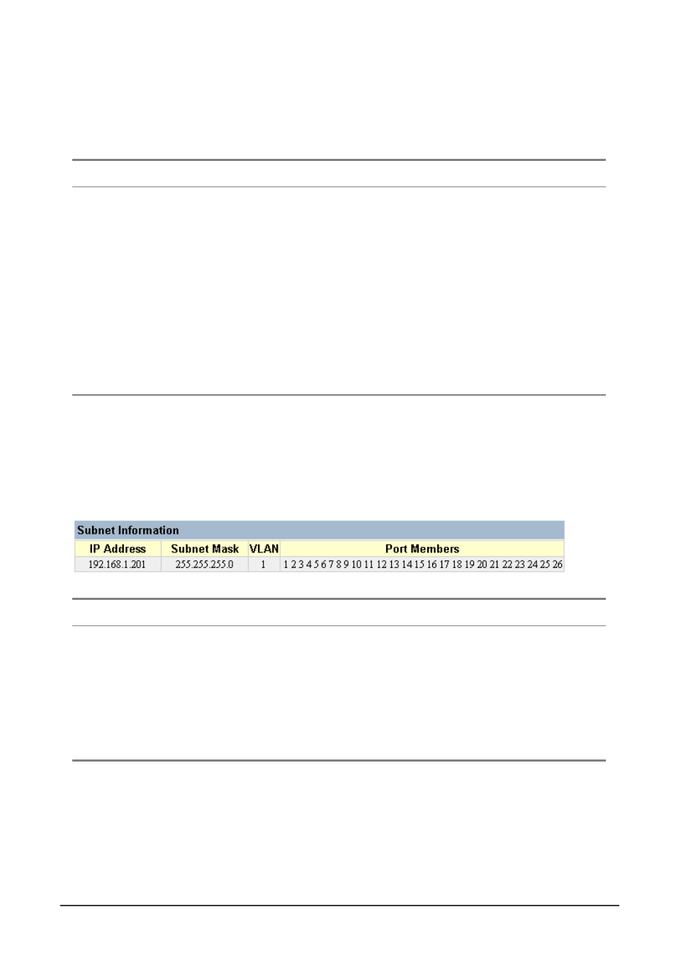 6 ip menu, 1 displaying subnet information | Planet Technology WGS3-2620 User Manual | Page 222 / 267