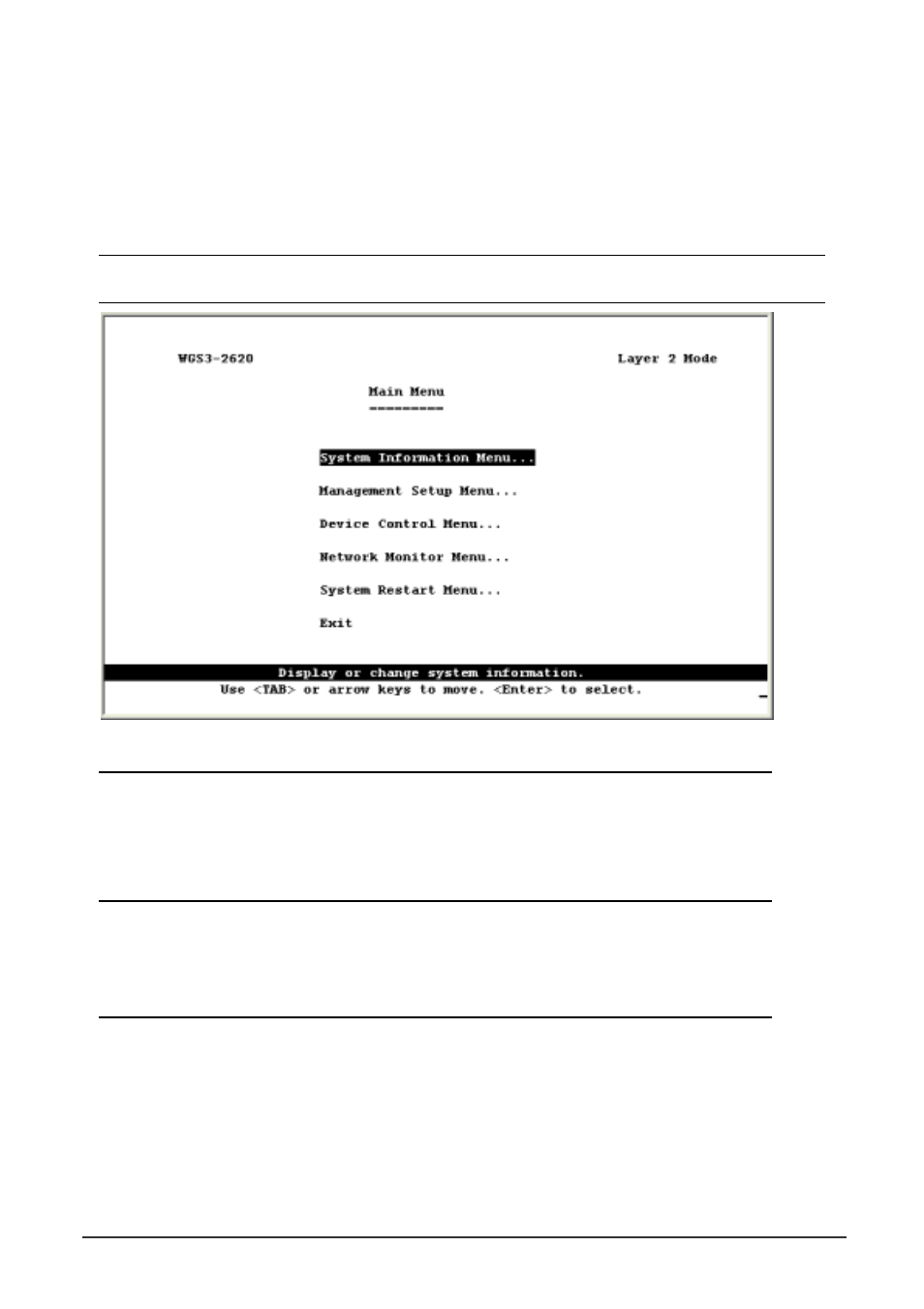 2 main menu | Planet Technology WGS3-2620 User Manual | Page 23 / 267