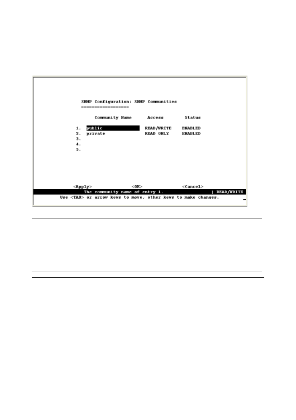 1 configuring community names | Planet Technology WGS3-2620 User Manual | Page 38 / 267