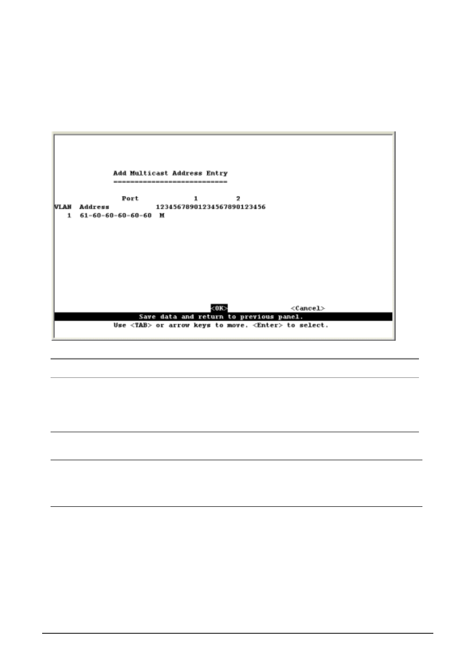 5 configuring the static multicast address table | Planet Technology WGS3-2620 User Manual | Page 53 / 267
