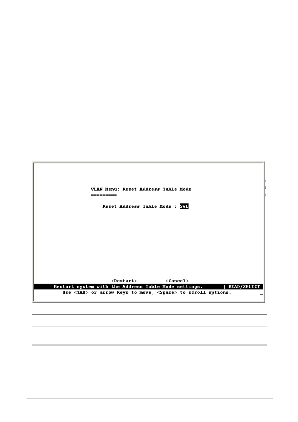 3 reset address table mode | Planet Technology WGS3-2620 User Manual | Page 65 / 267