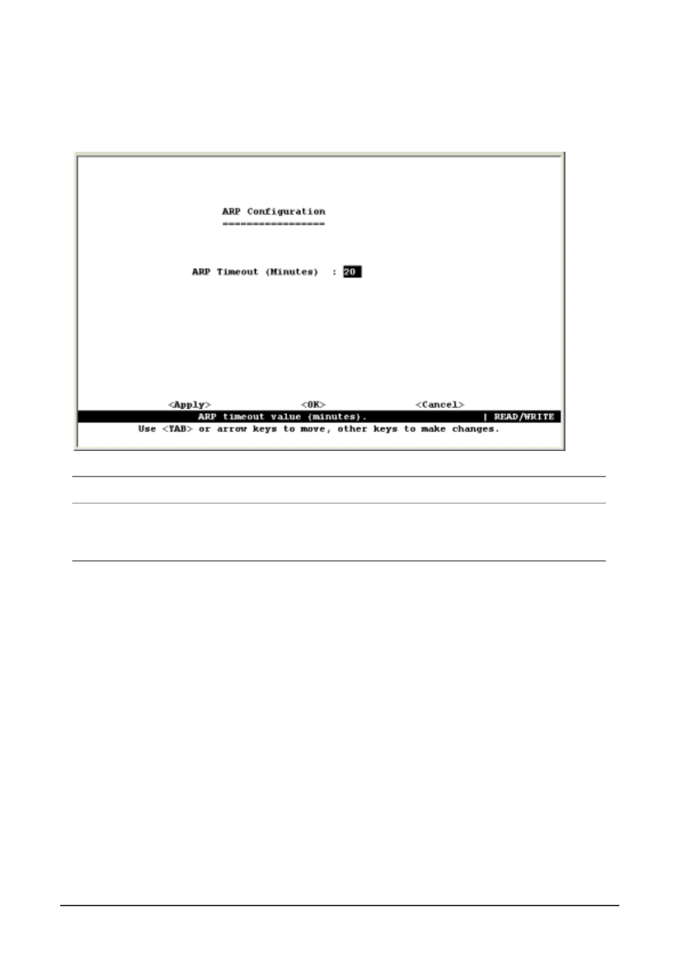 1 setting the arp timeout | Planet Technology WGS3-2620 User Manual | Page 83 / 267