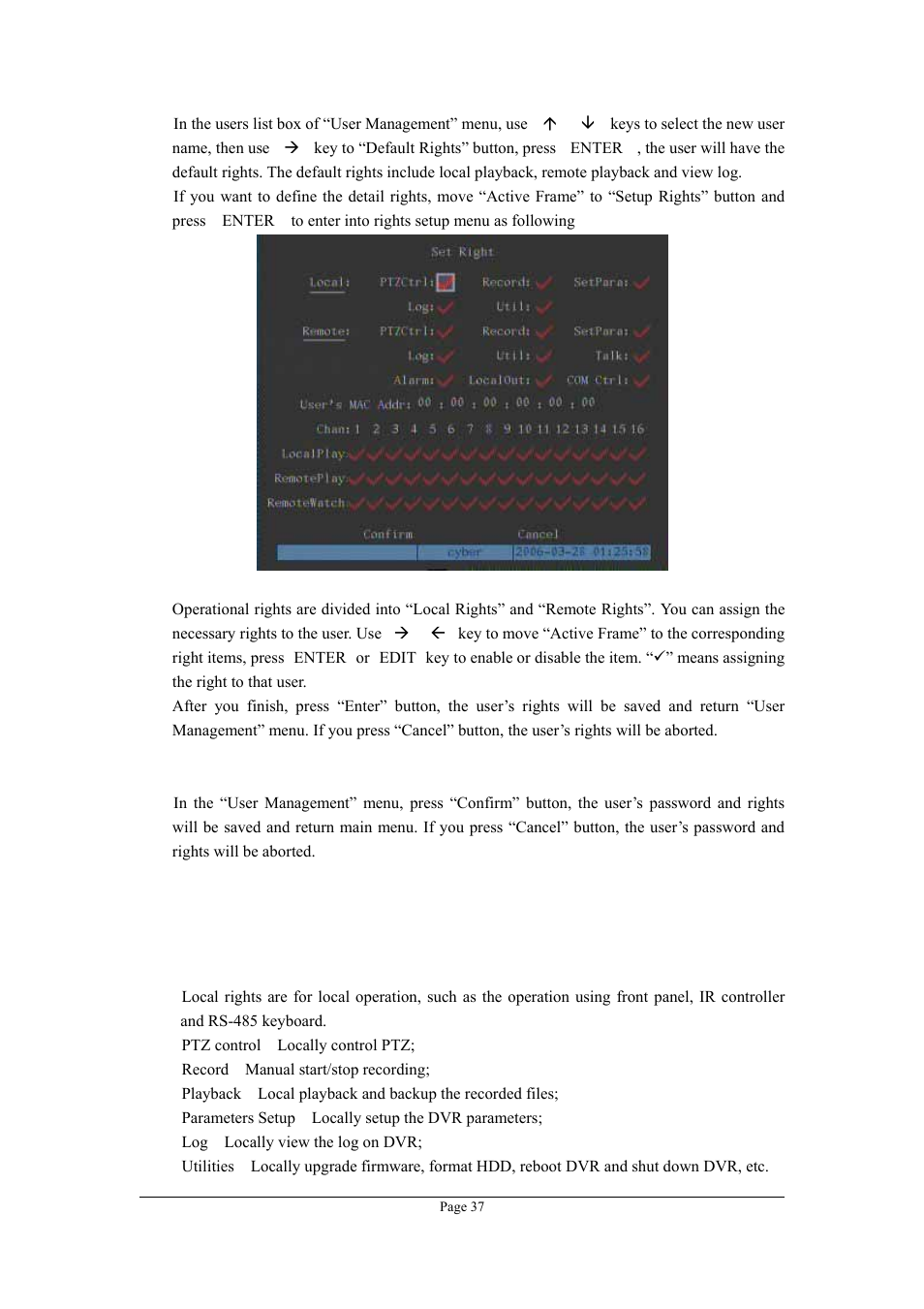 Planet Technology DVR-1670 User Manual | Page 37 / 99