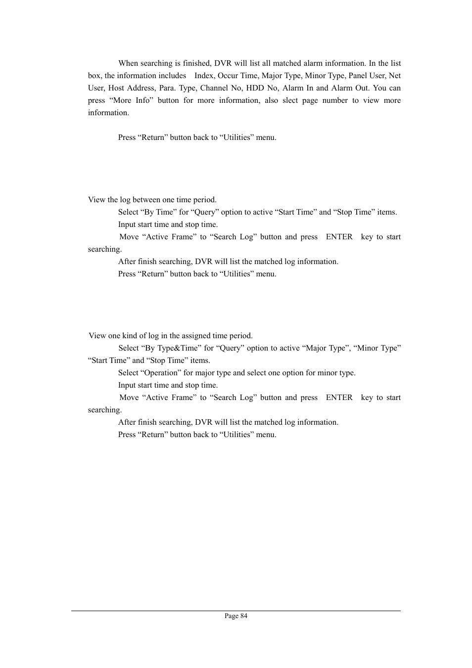 Planet Technology DVR-1670 User Manual | Page 84 / 99