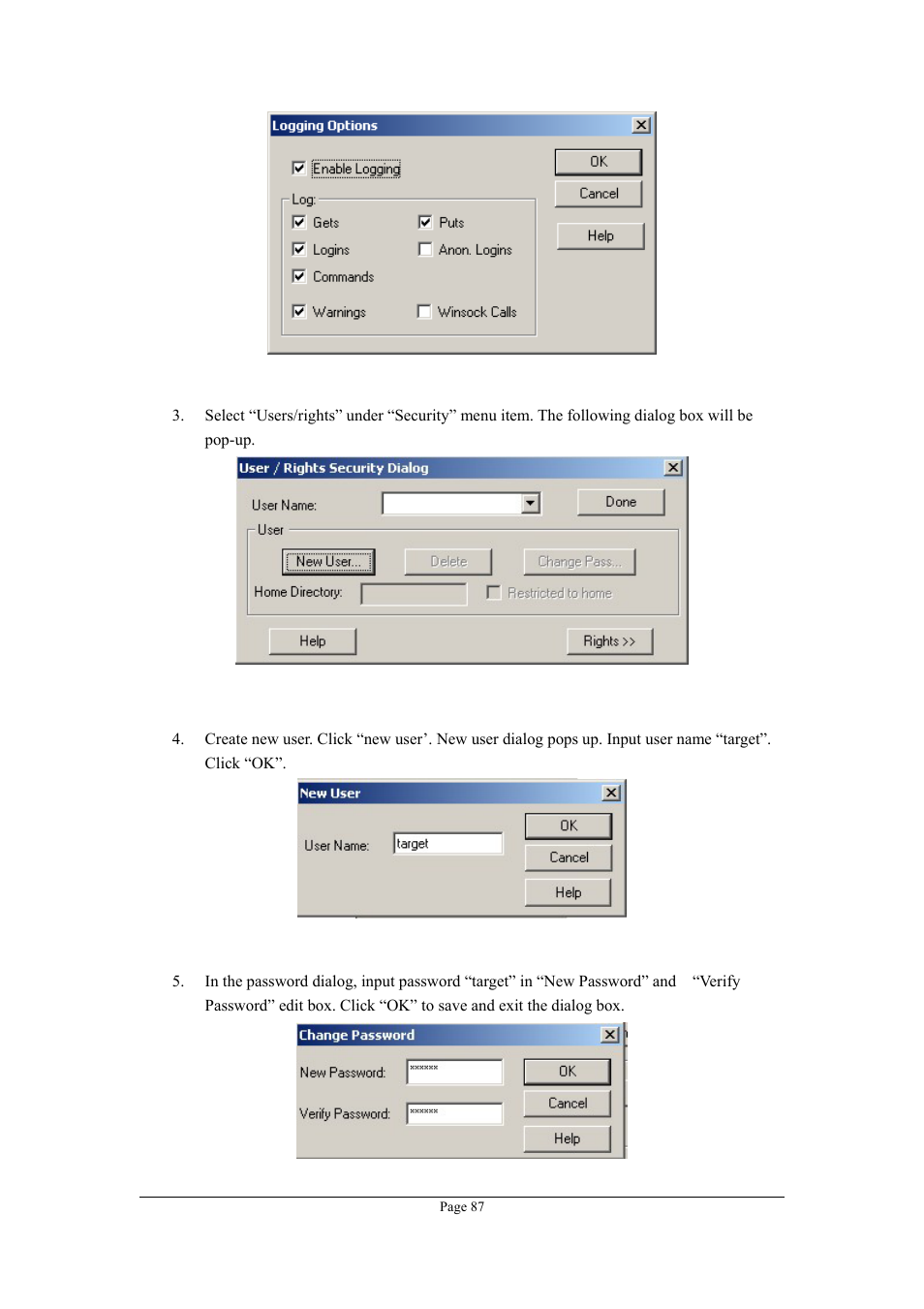 Planet Technology DVR-1670 User Manual | Page 87 / 99