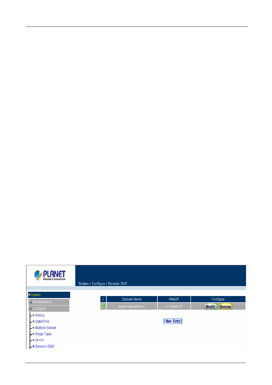 6 dynamic dns | Planet Technology MH-2001 User Manual | Page 36 / 297