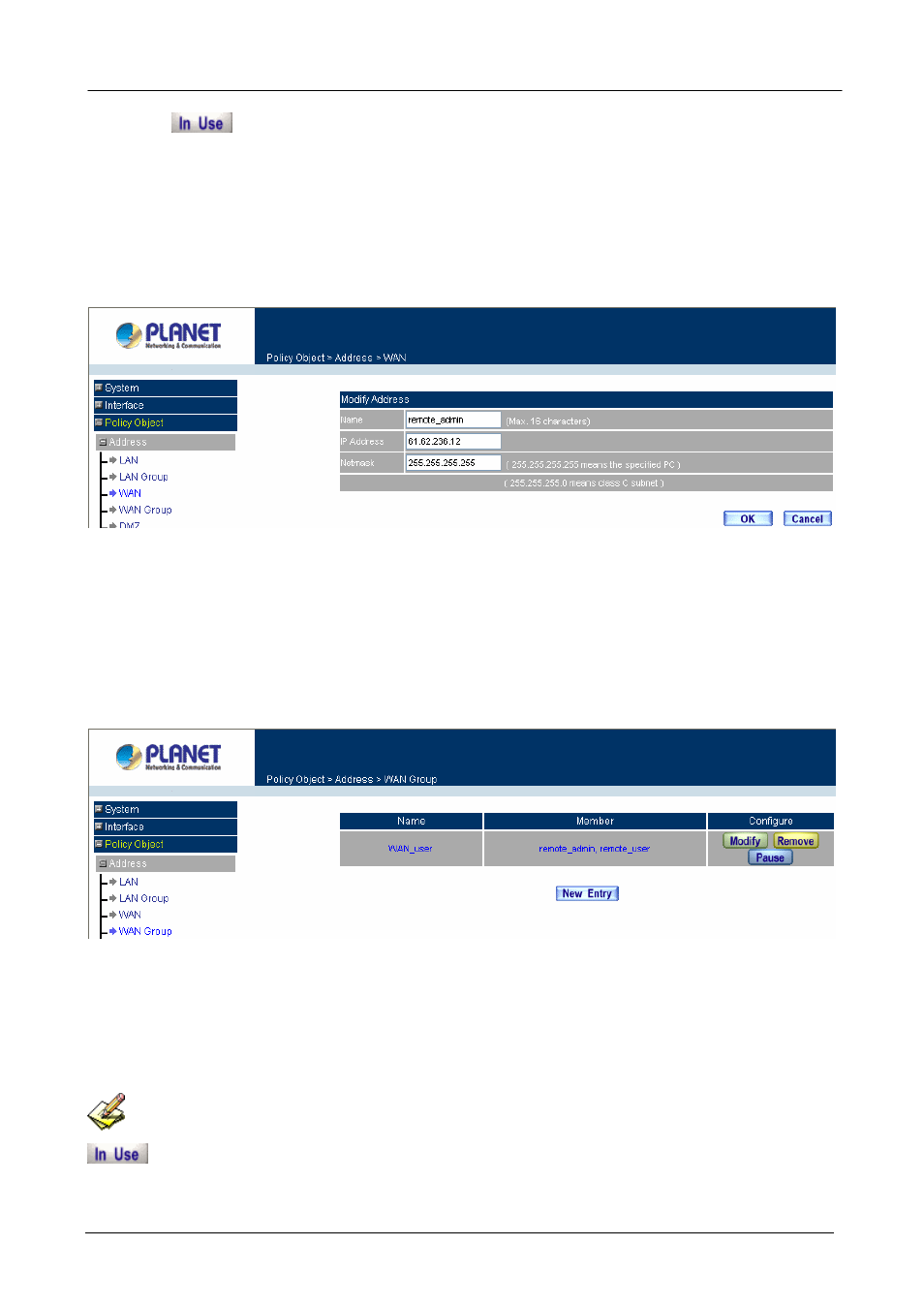 4 wan group | Planet Technology MH-2001 User Manual | Page 52 / 297