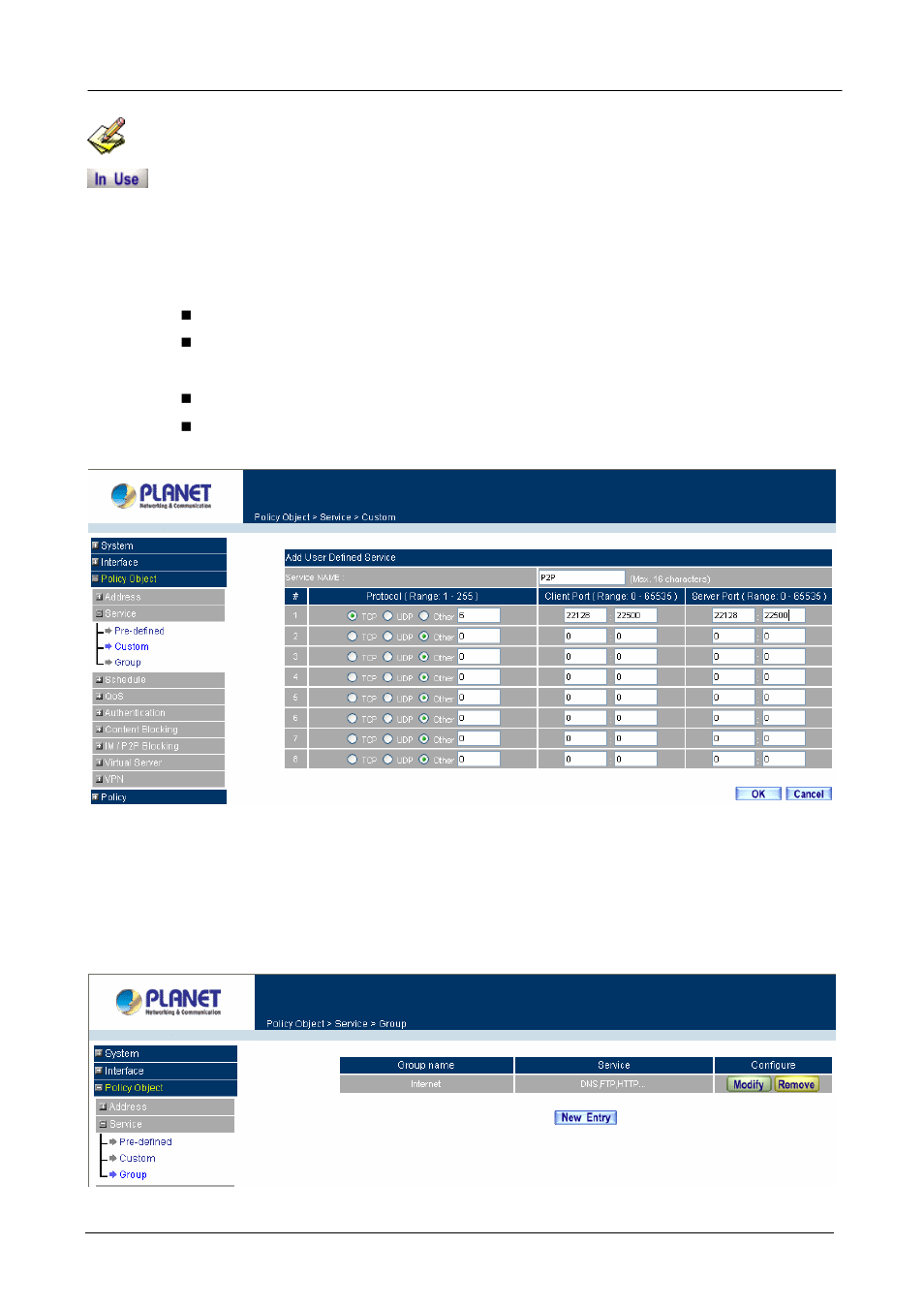 3 group | Planet Technology MH-2001 User Manual | Page 64 / 297