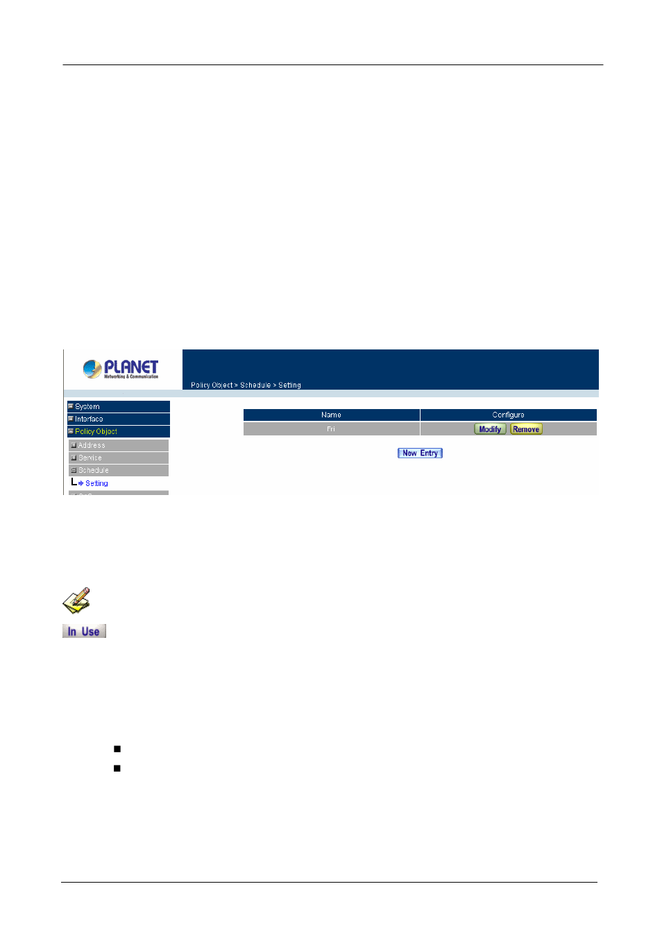 3 schedule, Chedule | Planet Technology MH-2001 User Manual | Page 66 / 297